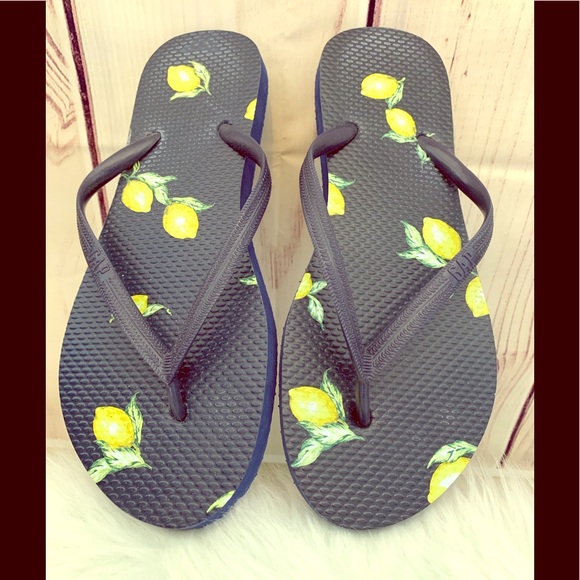 lemon flip flops